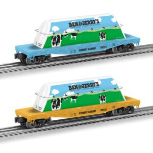 InStock Lionel Std. O Ben & Jerry "Butter Dish" Flat Car