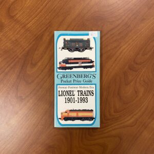 Greenberg's Pocket Price Guide Lionel Trains 1901-1993