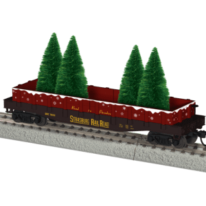 InStock Lionel HO Strasburg RR FlatCar Gondola ChristmasTree Load